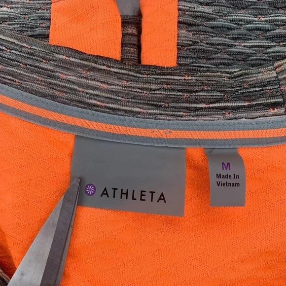 Athleta Snowscape Quilted Spacedye Sweatshirt Size: M Athleta - Picture 4 of 6